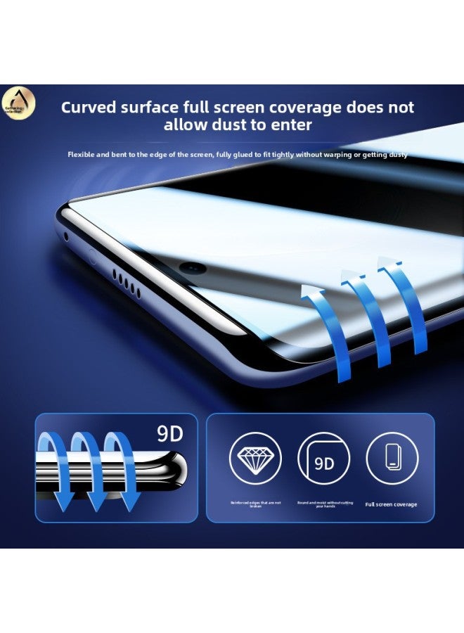 For Vivos18 Hydraulic Tempered Film S18pro Mobile Phone Film S18e Anti-peep Film With Curved Surface Full Screen Cover--Color:Ultra-clear 3 Pieces [import Hydrogel Film★Fingerprint Unlocking In Seconds] Good Fit Without Bubbles-Size:vivo S18 Pro  - Image 4