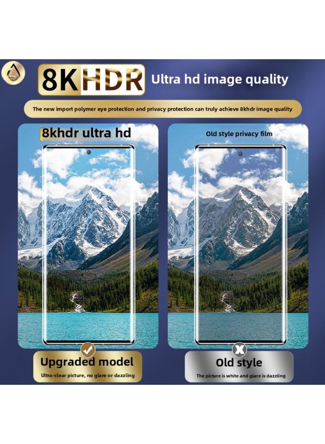 For Vivos18 Hydraulic Tempered Film S18pro Mobile Phone Film S18e Anti-peep Film With Curved Surface Full Screen Cover--Color:Ultra-clear 3 Pieces [import Hydrogel Film★Fingerprint Unlocking In Seconds] Good Fit Without Bubbles-Size:vivo S18 Pro  - Image 5