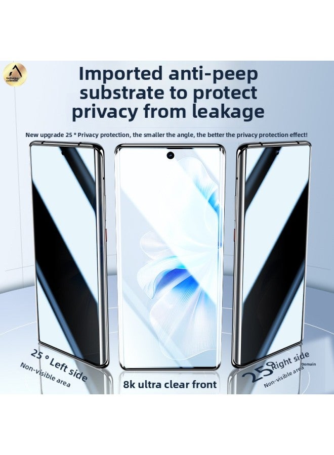 For Vivos18 Hydraulic Tempered Film S18pro Mobile Phone Film S18e Anti-peep Film With Curved Surface Full Screen Cover--Color:Ultra-clear 3 Pieces [import Hydrogel Film★Fingerprint Unlocking In Seconds] Good Fit Without Bubbles-Size:vivo S18 Pro  - Image 3