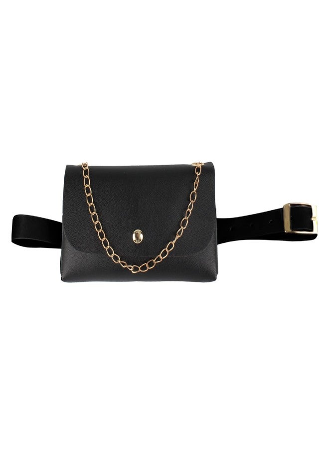 Lobagve Women Mini Chain Fanny Pack Waist Bag with Belt Cellphone Pouch Purse for Travel Workout Running Hiking - Image 1