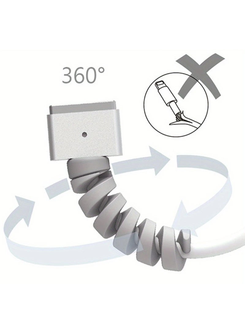 5Pcs Spiral Charging Cable Protector For Phones Cable Saver Cover - Image 4