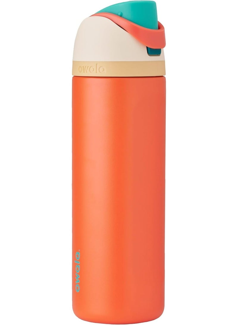 Owala Disney Princess FreeSip Insulated Stainless Steel Water Bottle with Straw and Sticker for Sports and Travel, BPA-Free Sports Water Bottle, 24 oz, Moana - Image 2
