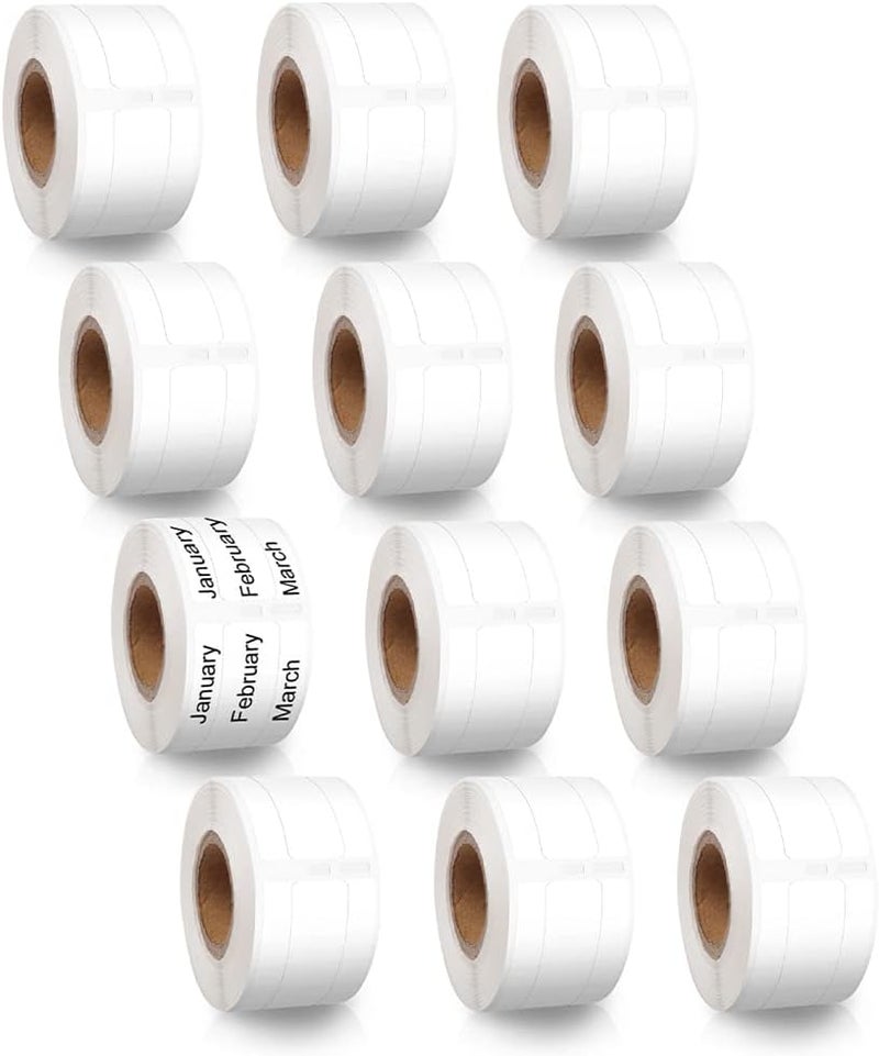 Labelife Compatible File Folder Labels 9/16" x 3-7/16" Replace for Label 30327 (30576) LW 1-Up Labels for 450, 450 Turbo, 450 Twin Turbo, 450 Duo, 4XL, 400 Printer, 12 Rolls - Image 1
