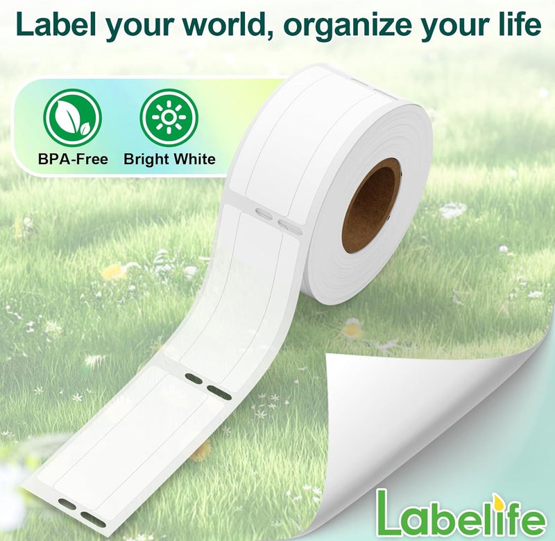 Labelife Compatible File Folder Labels 9/16" x 3-7/16" Replace for Label 30327 (30576) LW 1-Up Labels for 450, 450 Turbo, 450 Twin Turbo, 450 Duo, 4XL, 400 Printer, 12 Rolls - Image 5