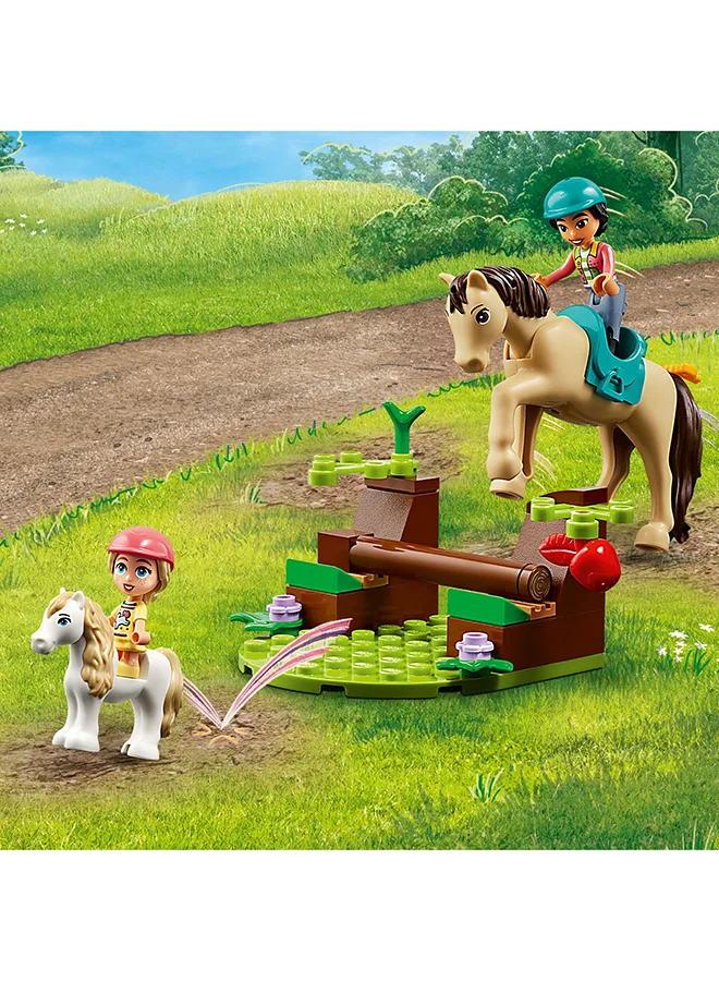 ليغو Friends Horse and Pony Trailer Set, Animal Building Toys for 4 Plus Year Old Girls, Boys & Kids, with Car, Liann and Zoya Character Figures and 2 Horses, Gift Idea for Pretend Play 42634