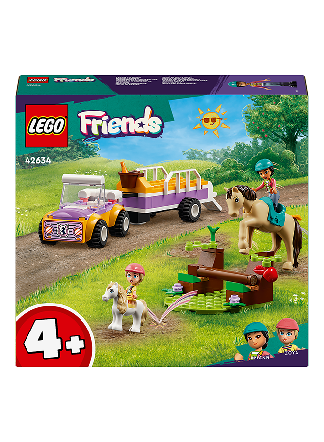 LEGO Friends Horse and Pony Trailer Animal Toys Set 42634 (Age 4+, 105 Pieces) - Image 2