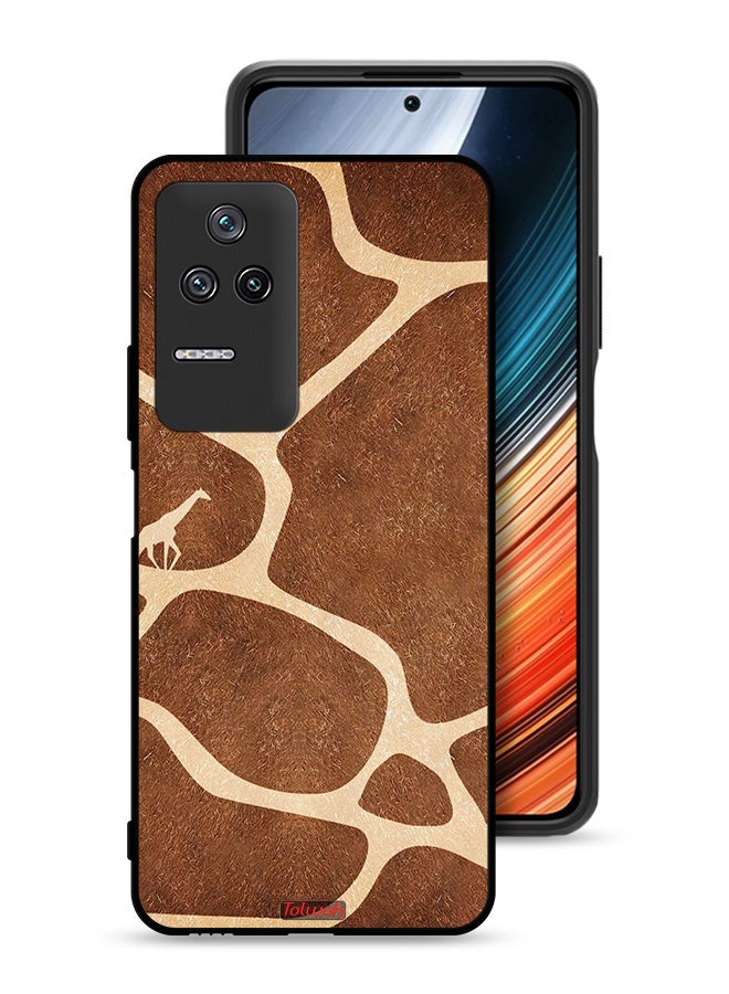 Tolwak Xiaomi Redmi K40S Protective Case Cover Giraffe Skin - Image 1