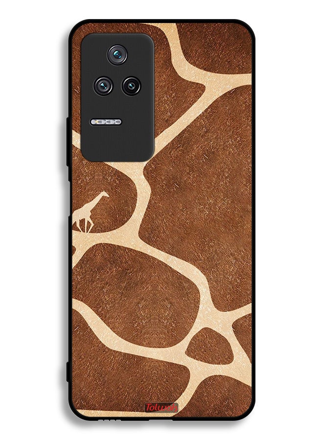 Tolwak Xiaomi Redmi K40S Protective Case Cover Giraffe Skin - Image 2