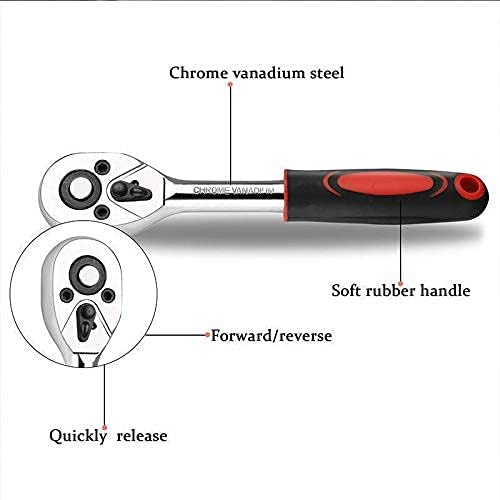46-in-1 Tool Kit & Screwdriver with Socket Set, Multi-Purpose Combination Tool Case, Precision Socket Set  - Image 3