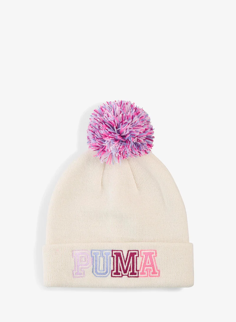 Puma Kids Pom Pom Mid Crown Beanie