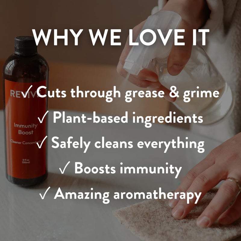 REVIVEEO Immunity Boost Cleaner Concentrate Multi-Purpose, All-Purpose, Concentrated, Mopping, Nontoxic, Plant Based - Image 4