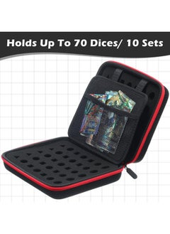 Dice Case With Removable Slotted Tray For Dice Storage Game Dice Carrying Holder Compatible With Dnd Role Playing And Other Table Games, Holds Up To 70 Dices/ 10 Sets(Red) - pzsku/Z63EC91B1DDF5FBFEE537Z/45/_/1734347256/f4e4b98d-11db-414c-8e82-8dc972a2b4be