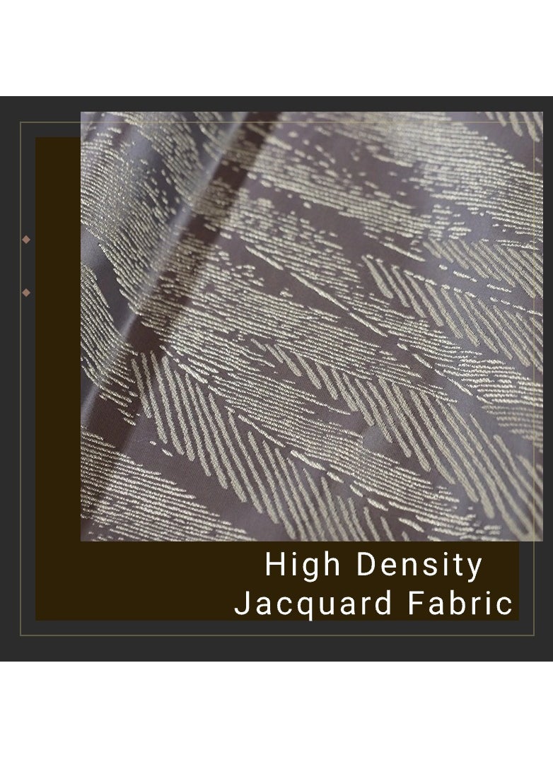 Mistyblue High Density Jacquard Table Runner Silvery Grey 12 x 70 Inch for Dinner Table 4-6 Seaters, MISTYBLUE Modern Elegant Table Decor 32x180cm For Home Dining Room Luncheon Party Festival  - Image 3
