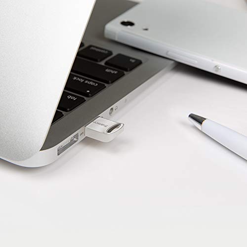 Transcend 32GB JetFlash 710 USB 3.1/3.0 Flash Drive (TS32GJF710S), Silver - Image 2