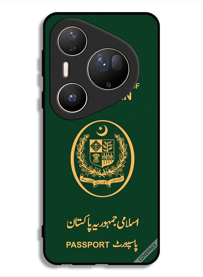 Covernex Huawei Pura 80 Ultra Protective Case Cover Pakistan Passport Pattern - Image 1