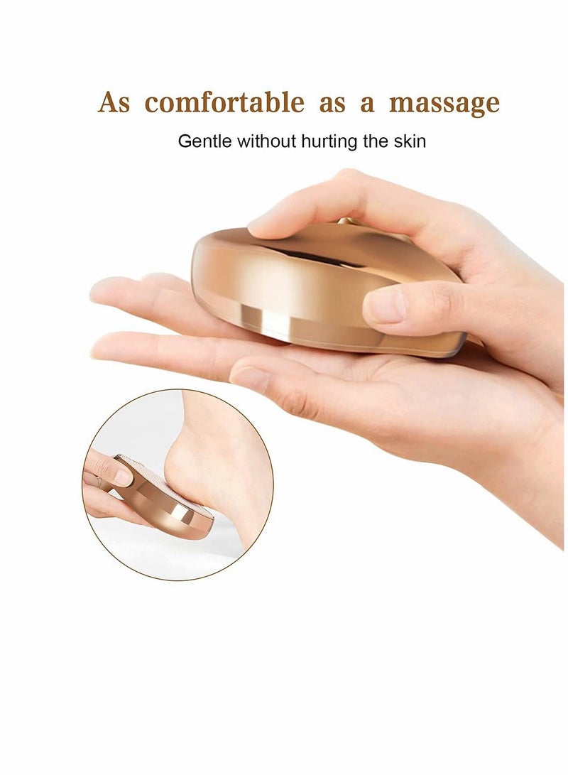 Glass Foot File Callus Remover, Innovative Nano Crystal Feet Scrubber for Travel Use, Portable Pedicure Foot Scraper for Cracked Heel (Normal)