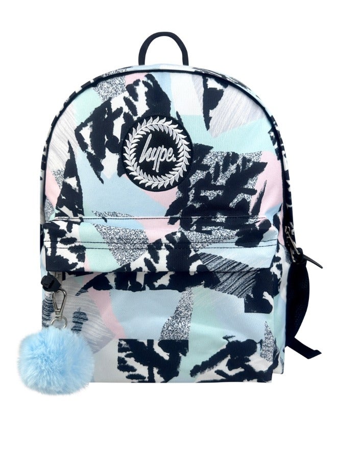 JUST HYPE Iconic Backpack - Pastel Abstract - Image 1