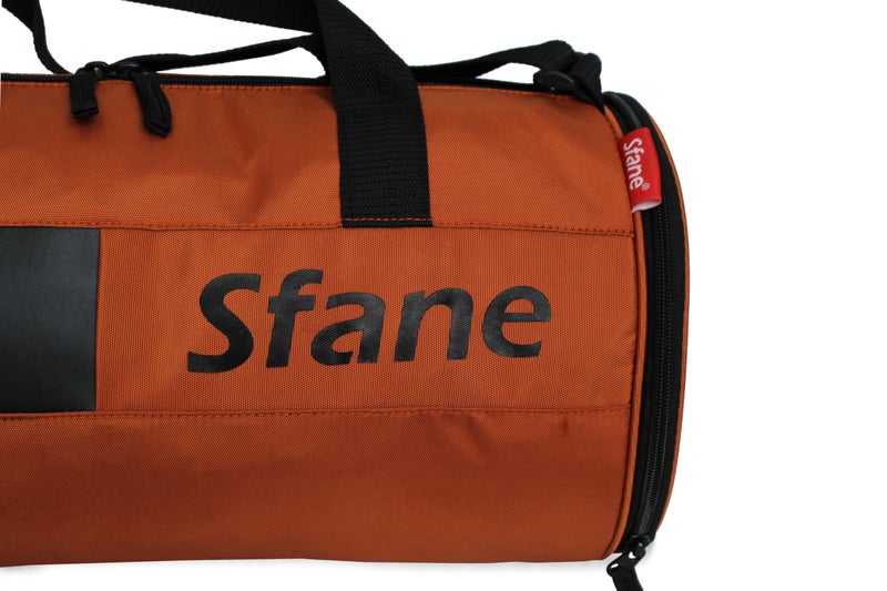 Sfane Gym Bags for Men with Separate Shoe Compartment Sports Gym Bag for Women Duffle Bags for Gym, Duffel Bags Sports Bag - Orange - Image 2