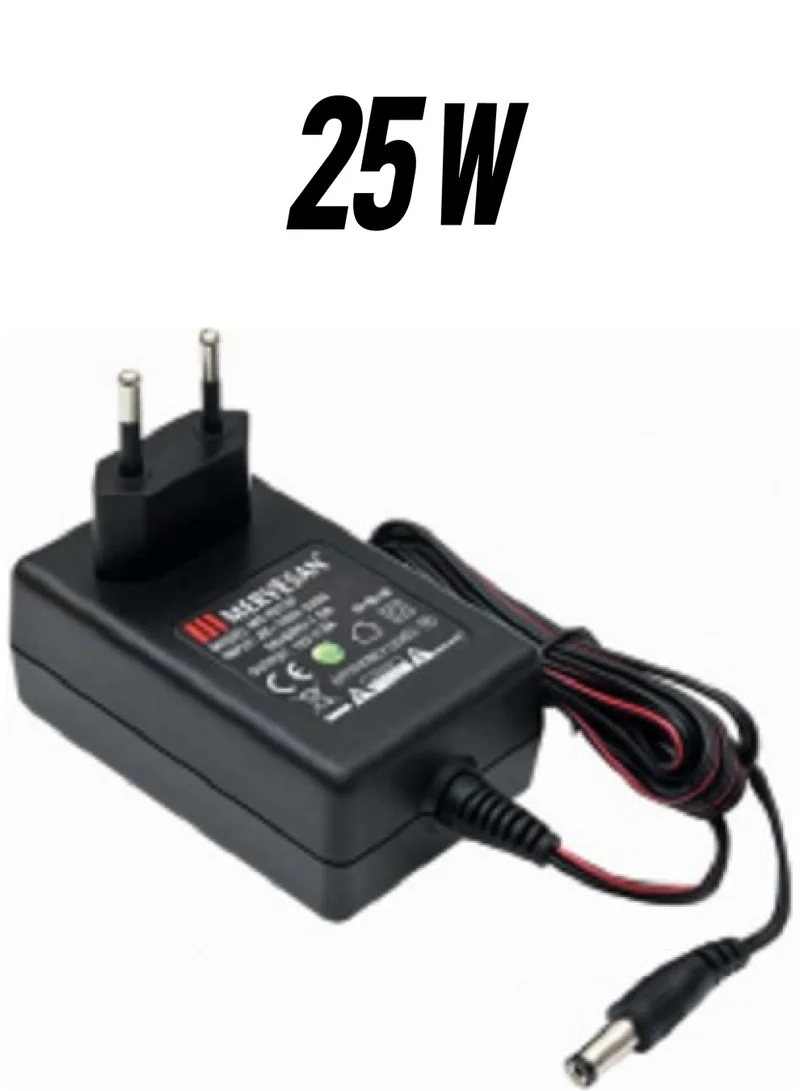 Mervesan Socket Model AC/DC SMPS Adapters 9 Volt 2.5 Ampere 25 Watt