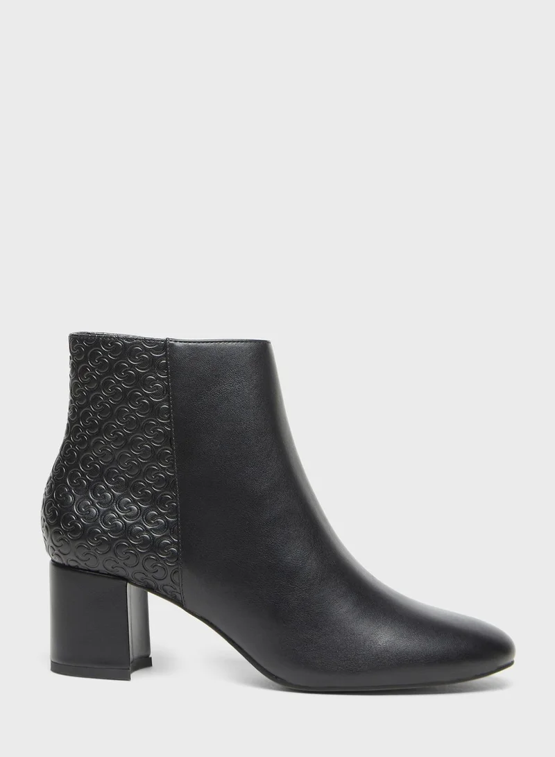 Celeste Mid Heel Ankle Boots