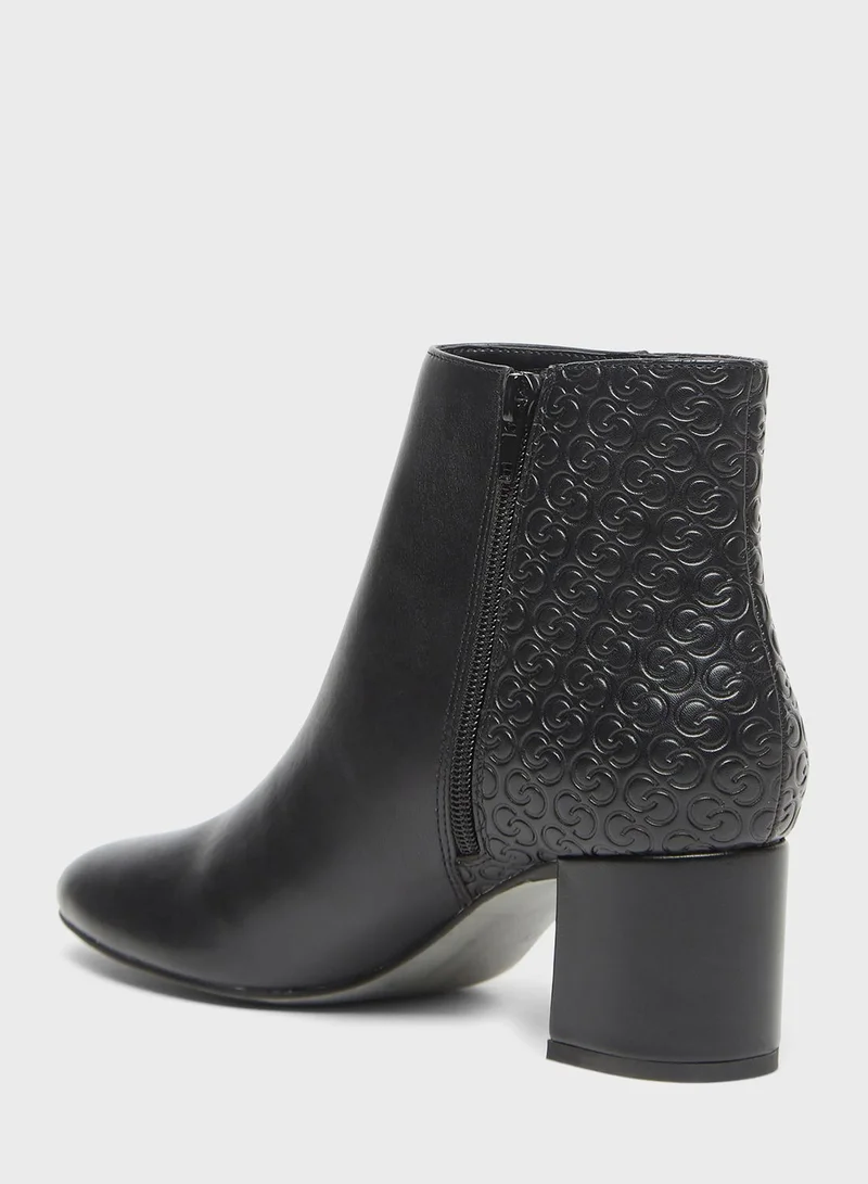 Celeste Mid Heel Ankle Boots