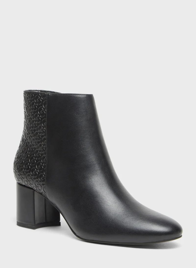 Celeste Mid Heel Ankle Boots
