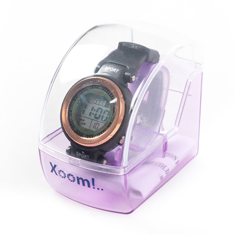 XOOM 8230101 Digital Wristwatch, Silicone Cordon, Digital Wrist Watch, Illuminated Display, Unisex Wrist Watch, Water Resistant - Image 1