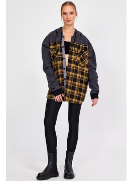 Alexander Gardi Oversize Lumberjack Sweatshirt with Hooded Buttons (E22-61501)  - Image 1