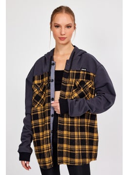 Alexander Gardi Oversize Lumberjack Sweatshirt with Hooded Buttons (E22-61501)  - Image 3
