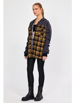Alexander Gardi Oversize Lumberjack Sweatshirt with Hooded Buttons (E22-61501)  - Image 2