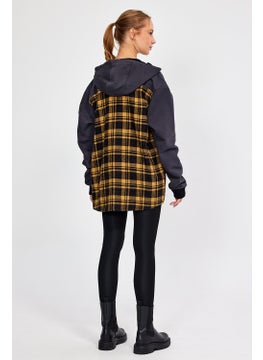 Alexander Gardi Oversize Lumberjack Sweatshirt with Hooded Buttons (E22-61501)  - Image 4