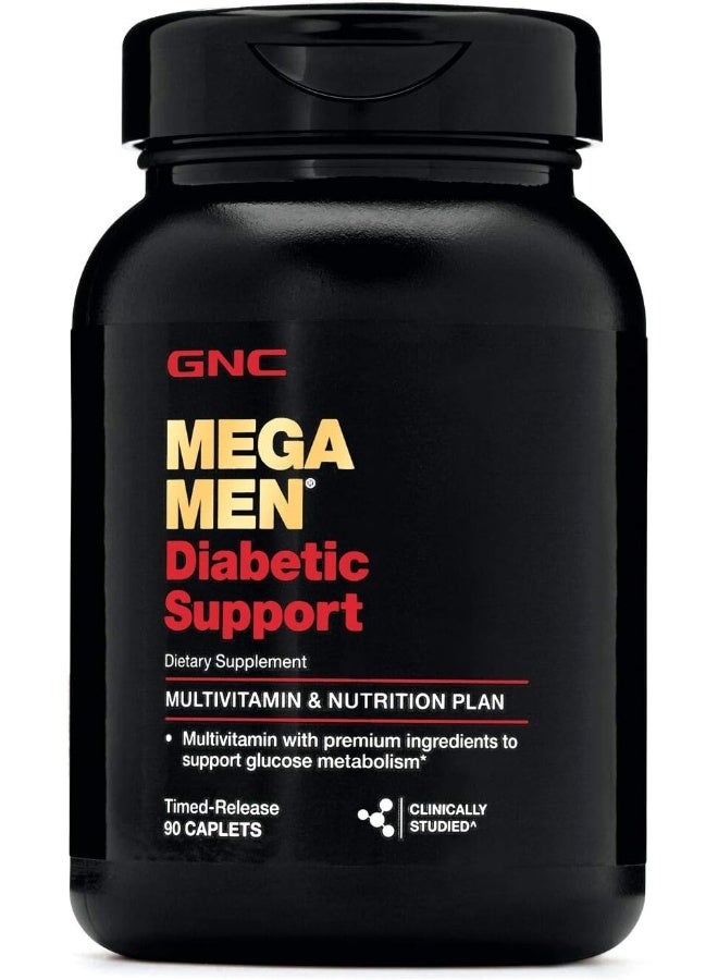 GNC GNC Mega Men Diabetic Support 90 Caplets - Image 2