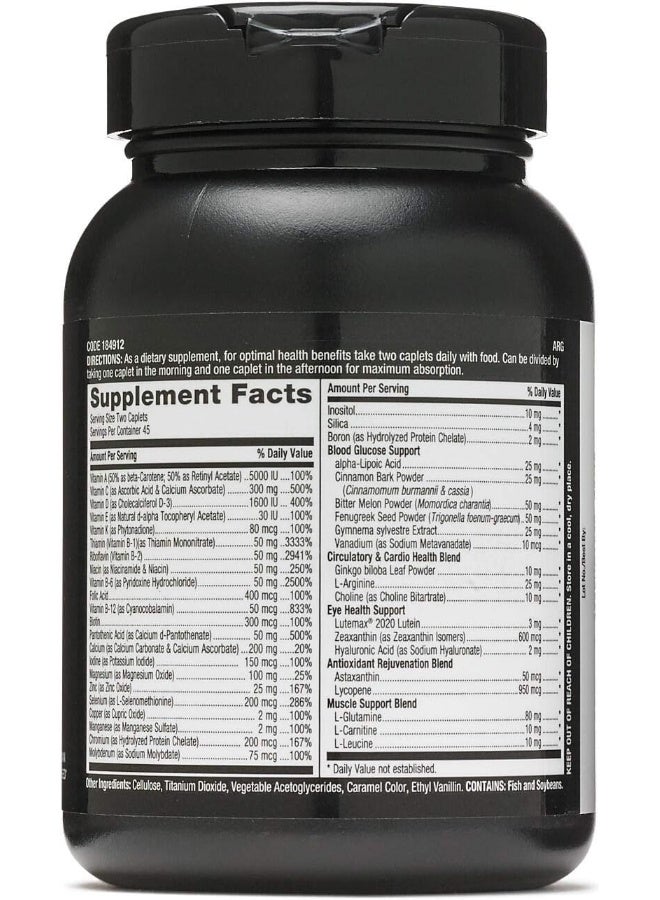 GNC GNC Mega Men Diabetic Support 90 Caplets - Image 3