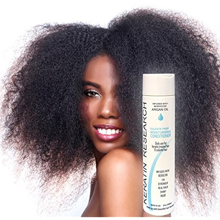 KERATIN RESEARCH Argan Oil Conditioner Sulfate Free 10oz with Argan Oil, Jojoba Oil, Collagen Amino Acids, Keratin Color Safe for Men Women All Types of Hair - Image 3