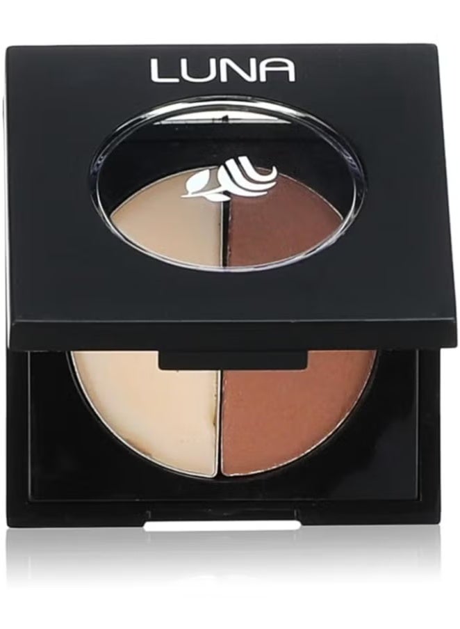 Luna 3D Eyebrow Powder – Shade No. 2 Brown – Natural Definition & Long-Lasting Finish - Image 1