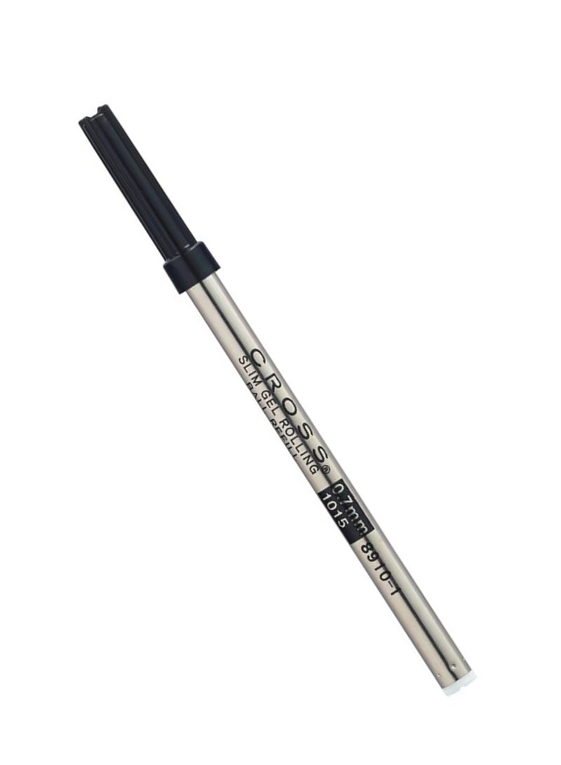 Cross 1-Piece Refill For Slim Gel Roller Ball Pens Black Ink  - Image 2