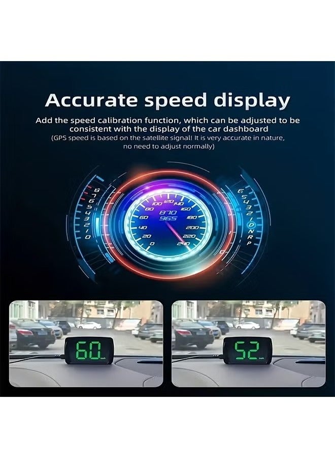 Sthxyfaith Digital Large Screen High-definition Heads-Up Display Speedometer for Car Trucks,USB Cable Plug & Play - Image 5