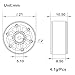 MEUS RACING 07 Beadlock Wheels Rims Wheel for Axial SCX30 Redcat Ascent32 130 132 RC Crawler Upgrades Type C Black - Image 4
