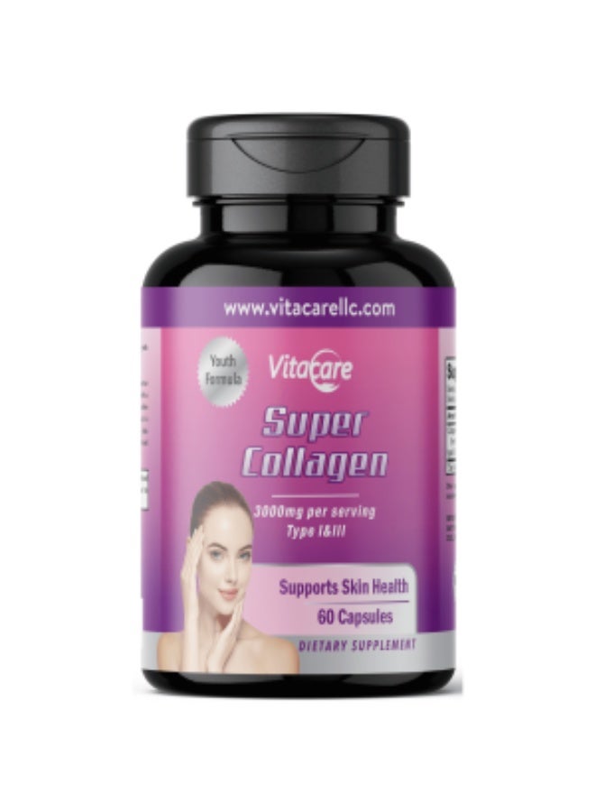 Vitacare Super Collagen 3000mg - 60 Capsules