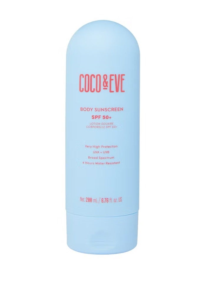 Coco & Eve Body Sunscreen SPF50+ 200ml - Image 1