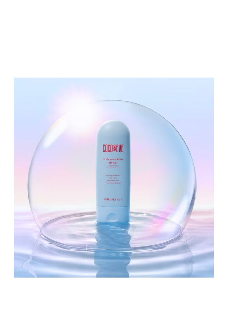 Coco & Eve Body Sunscreen SPF50+ 200ml - Image 3