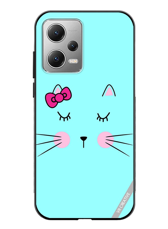 VR CREATIVE Protective Case Cover For Xiaomi Redmi Note 12 Sleeping Cat Design Multicolour - Image 1