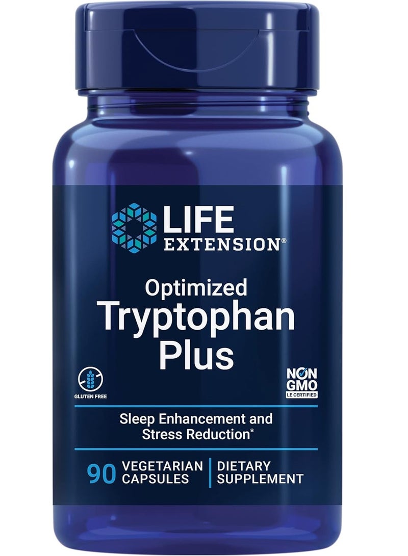 لايف إكستنشن تريبتوفان بلس المُحسَّن بتركيز 1000 ملغ، 90 كبسولة، 30 حصة - Image 1