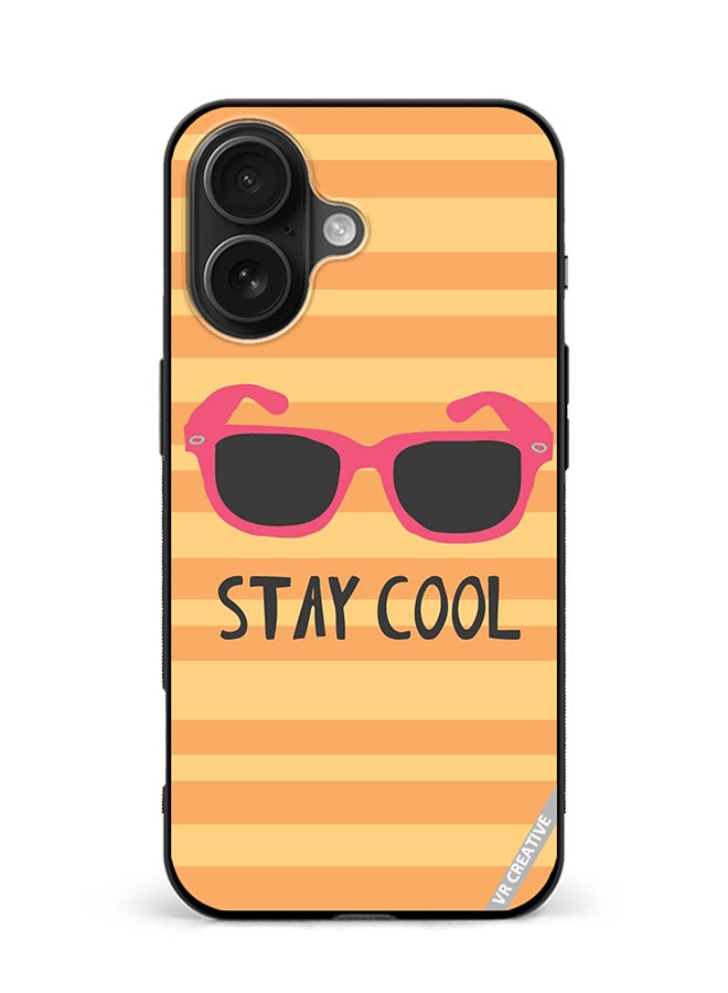 VR CREATIVE Protective Case Cover For Apple iPhone 16 Plus Stay Cool Design Multicolour