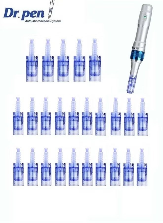 Dr.pen Derma Ultima A6 Replacement Cartridge 36 Needles 25 Pieces Blue 8cm - Image 1