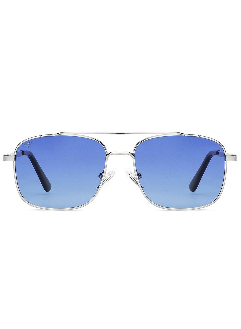VINCENT CHASE Unisex Unisex Polarized Rectangular Sunglasses - VC S14078 - Lens Size: 53 Mm - Image 2