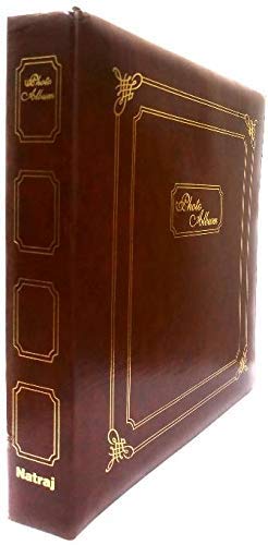AADINATH Natraj Original Aadinath Natraj Series 200 Pocket 4 X6 Inch Vinyl Leather Photo Album, Medium Red - Image 3