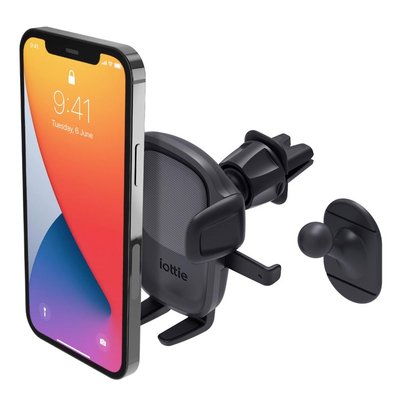 iOttie Easy One Touch 5 Air Vent & Flush Mount Combo - Universal Car Mount Phone Holder for iPhone, Google, Samsung, Moto, Huawei, Nokia, LG, and all other Smartphones - Image 1