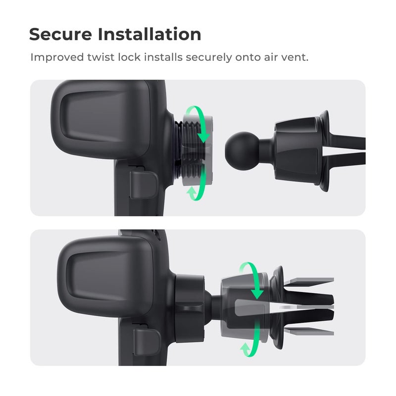 iOttie Easy One Touch 5 Air Vent & Flush Mount Combo - Universal Car Mount Phone Holder for iPhone, Google, Samsung, Moto, Huawei, Nokia, LG, and all other Smartphones - Image 3