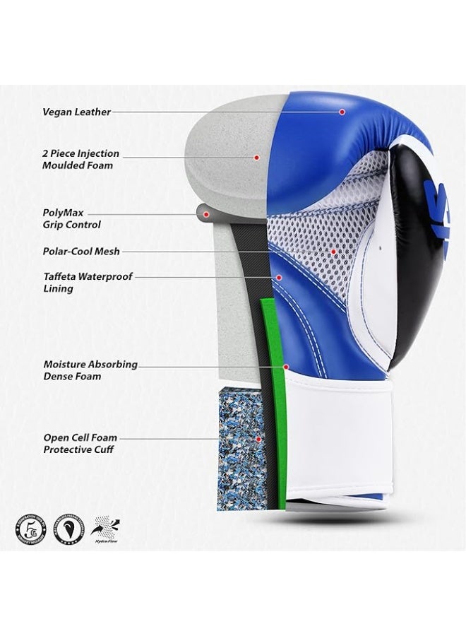 ستاربرو جوانتي ملاكمة الضربة القاضية كيه او للكمات قوية وسريعة للرجال والنساء من ستاربرو، وزن 283 جرام و340 جرام وأحجام أخرى -معدات ملاكمة-جوانتي ملاكمة-مستلزمات ملاكمة-أدوات رياضية -جوانتي للمبتدئين - Image 2